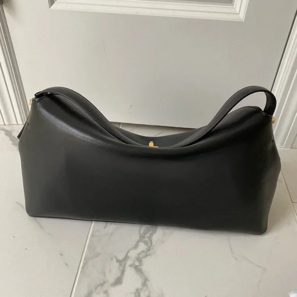 Toteme Large T-Lock leather shoulder bag - Picture 5 of 14